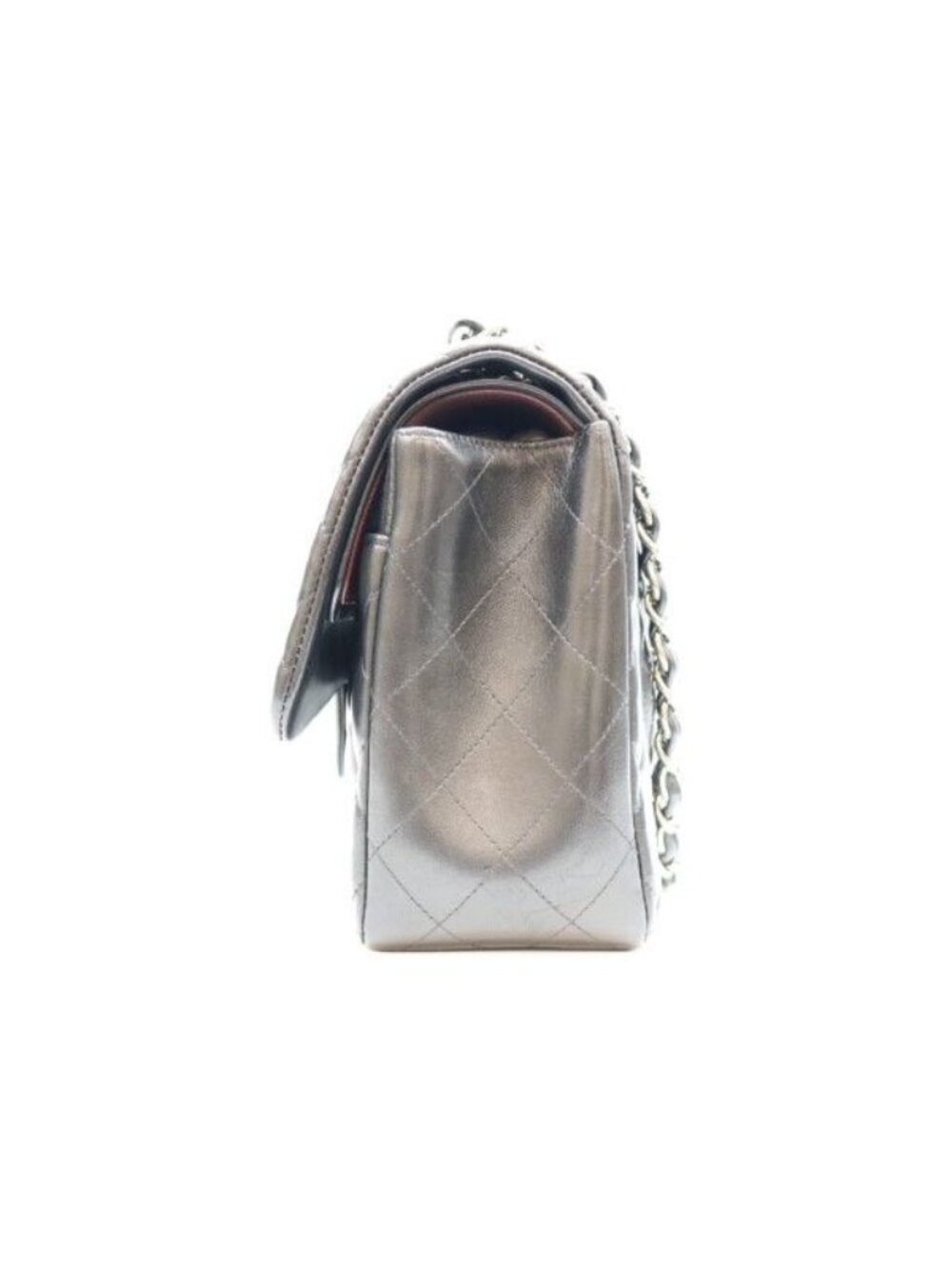 Chanel Black Lamb Silver Double Flap Maxi Quilted 30 - Picture 2 of 15